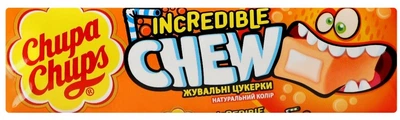 Конфеты жевательные Chupa Chups со вкусом апельсина, 45 г
