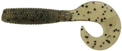 Силікон Big Bite Baits Finesse Grub 4" Smoke Salt & Pepper 10 шт.