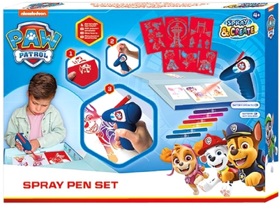 Набір для дитячої креативності Spin Master Paw Patrol Spray Pen (8719668009882)