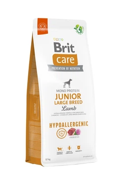 Корм Brit Care Junior Large Breed Lamb Hypoallergic сухой гипоаллергенный для щенков и юниоров крупных и гигантских пород 12 кг