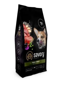 Сухий корм Savory Sterilised rich in Fresh Turkey для стерилізованих собак з індичкою 12 кг
