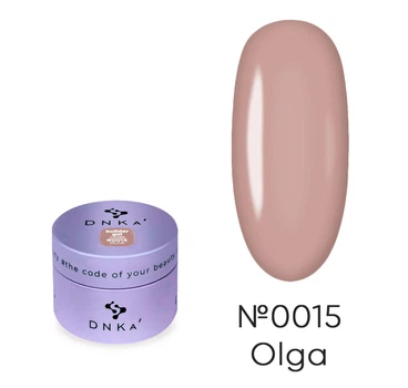 Моделирующий гель для наращивания и укрепления ногтей (коричневый) Builder Gel Olga 0015 DNKa 30 мл