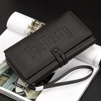 Чоловічий гаманець-клатч Baellerry Guero Black