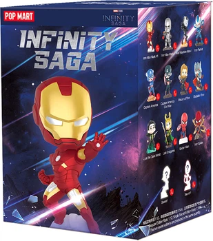 Игрушка-сюрприз Pop Mart с коллекционной фигуркой Marvel серия Infinity Saga (6941848227539)