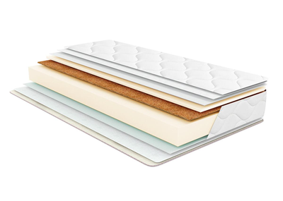 Матрац безпружинний Persei Organic Extra Cocos (07) 2в1 помірно-жорсткий/жорсткий 80x200x16