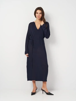 Платье женское Zara 1410/401 S Темно-синее (00014010401023)