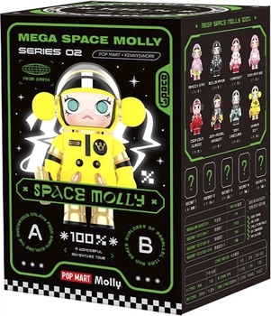 Игрушка-сюрприз Pop Mart с коллекционной фигуркой MEGA SPACE MOLLY 100% серия 2-B (6941848236586)