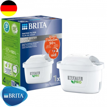 Картридж BRITA Maxtra Pro Limescale для жёсткой воды, 1 шт (1051765)