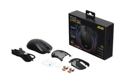 Мышь игровая с подсветкой 2E Gaming HyperDrive Lite WL RGB черная