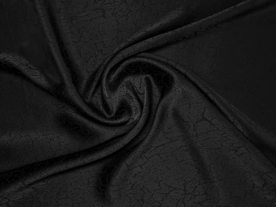 Тканина Костюмна Бель жакард павутинка, чорний, пог. м. (п323, 2408001B, д1 цв2)