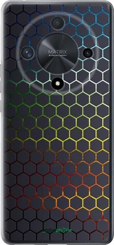 Чехол на Huawei Magic6 Lite Переливающиеся соты "498u-3685-70447"