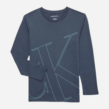 Детский лонгслив для мальчика Calvin Klein 304008262 134 см Синий (1159809335)