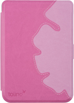 Etui na czytnik ebook Tolino Shine Slim Flowy Pink (8720195097532)