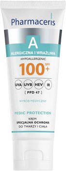 Krem do twarzy i ciała przeciwsłoneczny Pharmaceris A Medic Protection specjalna ochrona Spf 100+ 75 ml (5900717160071)