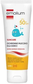 Молочко сонцезахисне Emolium Suncare для дітей від 1 року для дуже чутливої шкіри Spf 50+ 125 мл (5907734714454)