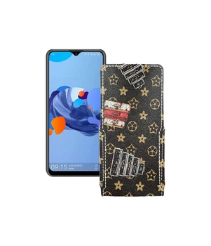 Чохол-флип з екошкіри для телефону Oukitel C19 Луі-Вітон-коричневий