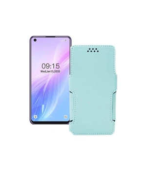 Чохол-книжка з екошкіри для телефону Oukitel C18 Pro Небесний
