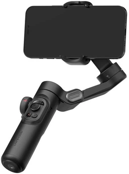Стабилизатор трехосный Smart XE Aochuan стедикам для телефона или экшн камеры Gimbal Stabilizer for Smartphone с аккумулятором 2600mAh, черного цвета