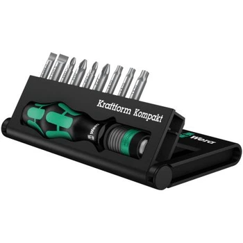 Wera Kraftform Kompakt 10 Отвертка с набором бит KK10 (SL, PH, PZ, TX)