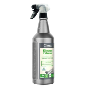 Професійний екологічний засіб для миття скла Clinex Green Glass для Horeca готовий для використання 1л (77-912)