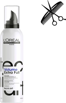 Професійний мус L'Oreal Professionnel Tecni.art Volume Extra Full для надання об'єму волоссю дуже сильної фіксації 250 мл (30165120)