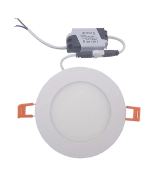 Круглий Світильник врізний LED Round Downlight 6W-220V-420L-4000K Alum TNSy