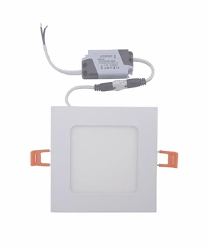 Квадратний Світильник врізний LED Square Downlight 6W-220V-420L-4000K Alum TNSy