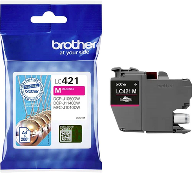 Картридж Brother LC421M Magenta (4977766810388)