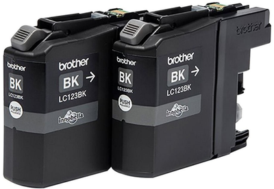 Картридж Brother LC123BK High Yield 2-pack Black (LC123BKBP2DR)