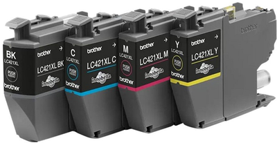 Набір картриджів Brother LC421XLVALDR Value Pack XL CMYK