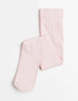Колготки трикотаж хлопковые для девочки H&M 0738859-040 134-140 см (8-10 years) Розовый
