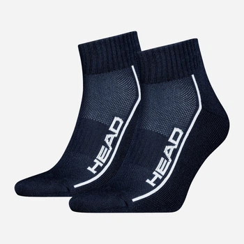 Набор мужских носков коротких HEAD All Sports Performance Quarter 2P 701229022-003 39-42 2 пары Темно-синий (8720245769457)