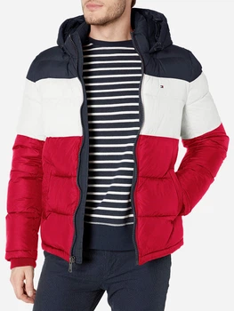 Куртка демісезонна з капюшоном чоловіча Tommy Hilfiger 386639173 4XL Різнокольорова (1159819069)