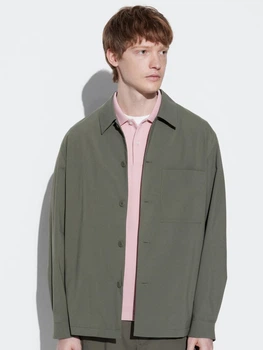 Вітрівка чоловіча Uniqlo 552251221 3XL Зелена (1159818688)