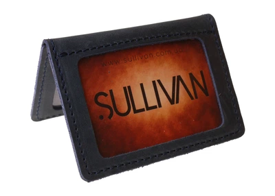 Обложка для водительских документов прав удостоверений ID паспорта SULLIVAN odd3(4) синяя