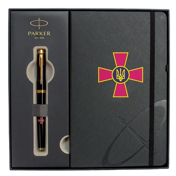 Набір Parker IM 17 ARMY Black GT RB ролер + блокнот Parker 22022b24_W0010u