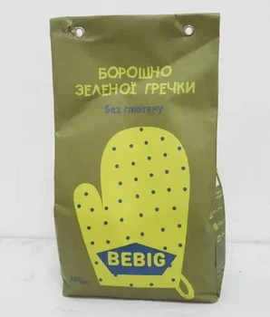 Мука зеленой гречихи, Bebig, 450 г