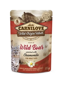Влажный корм Carnilove Wild Boar with Chamomile для кошек с кабаном и ромашкой 85 г