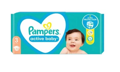 Подгузники Pampers Active Baby размер 3 (6-10 кг) 54 шт