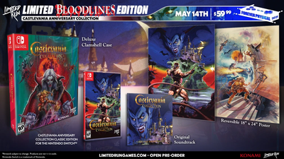 Гра Nintendo Switch Castlevania Anniversary Collection: Bloodlines Edition (Картридж) (0819976026194)