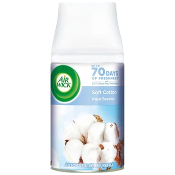 Air Wick сменный аэрозольный баллон Soft Cotton 250 мл