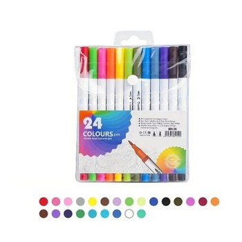 Маркер-ручка двостороння "Rainbow" 24кол Stenson WW01703ST