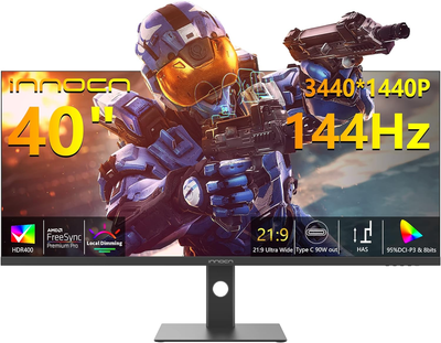 Монітор 40" INNOCN 40C1R WQHD IPS 144 Гц Б/В