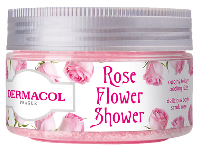 Peeling do ciała Dermacol Flower Shower Róża 200 g (8595003124010)