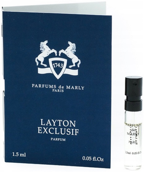 Пробник Парфуми унісекс Parfums de Marly Layton Exclusif 1.5 мл (3700578501448)