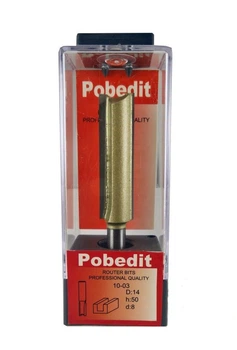 Фреза пазова пряма Pobedit D14 d8 L65 h30