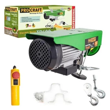Подъемник (тельфер) Procraft TP600 (лебедка, 600 кг, трос 20 м)