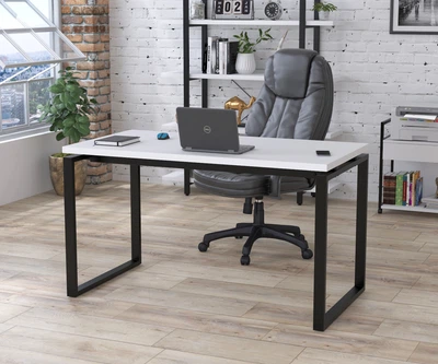 Письменный стол Loft design Q-135-36 Black Белый