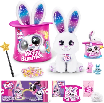 Інтерактивний ігровий набір Кролик чарівник Pets Alive Magic Bunnies Pearl by ZURU