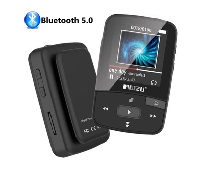 MP3 плеер Ruizu X50 Bluetooth 5.0 Hi-Fi 8Gb с клипсой